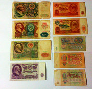Продам денежные банкноты